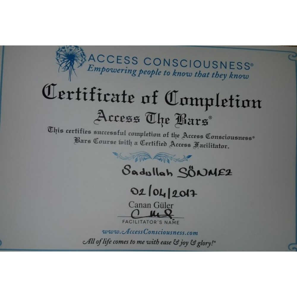 Accessbars 1. Eğitim